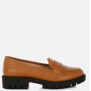London Rag PERIDOT Faux Leather Chunky Loafers